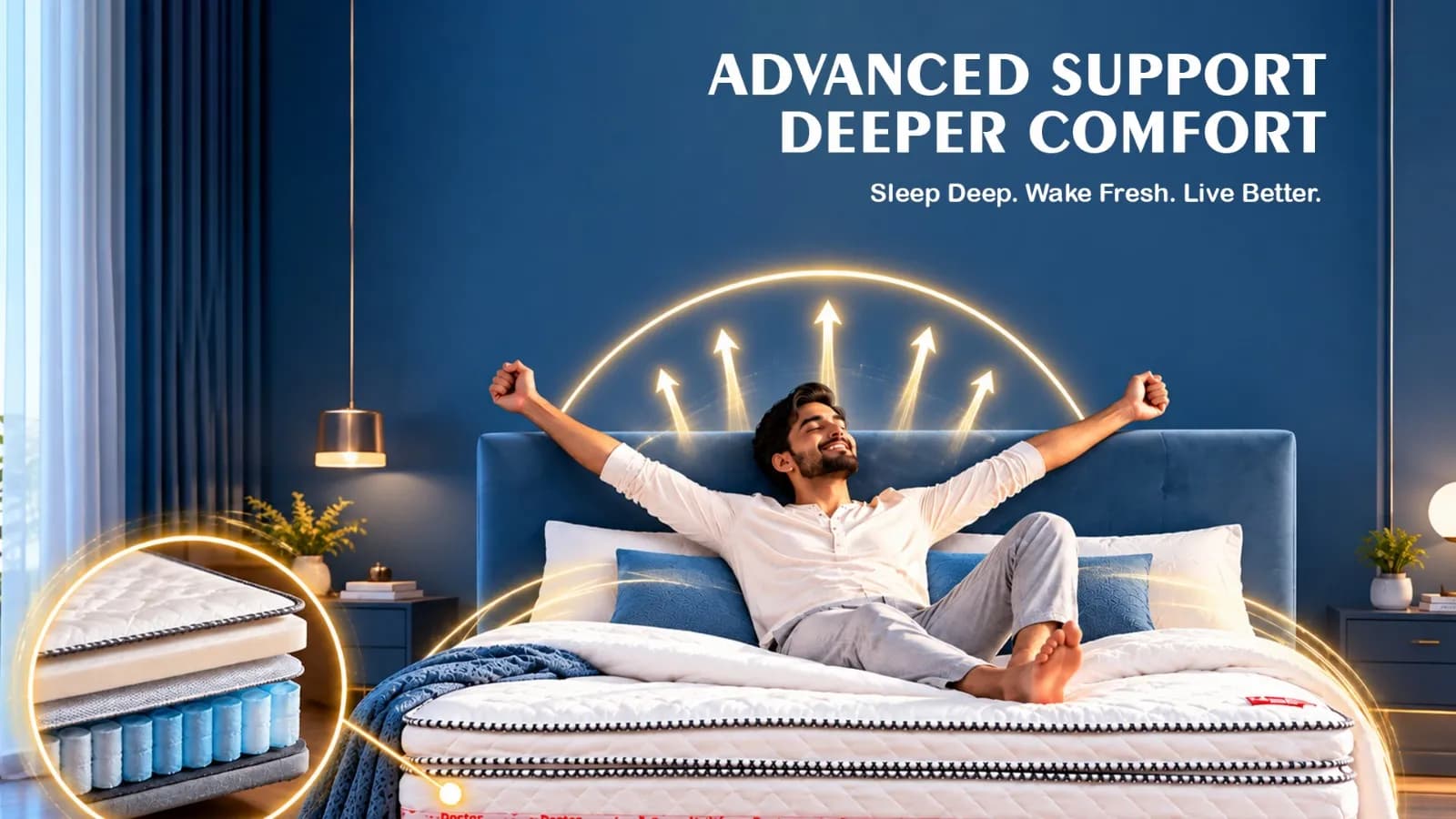 ADVANCED SUPPORT DEEPER COMFORT